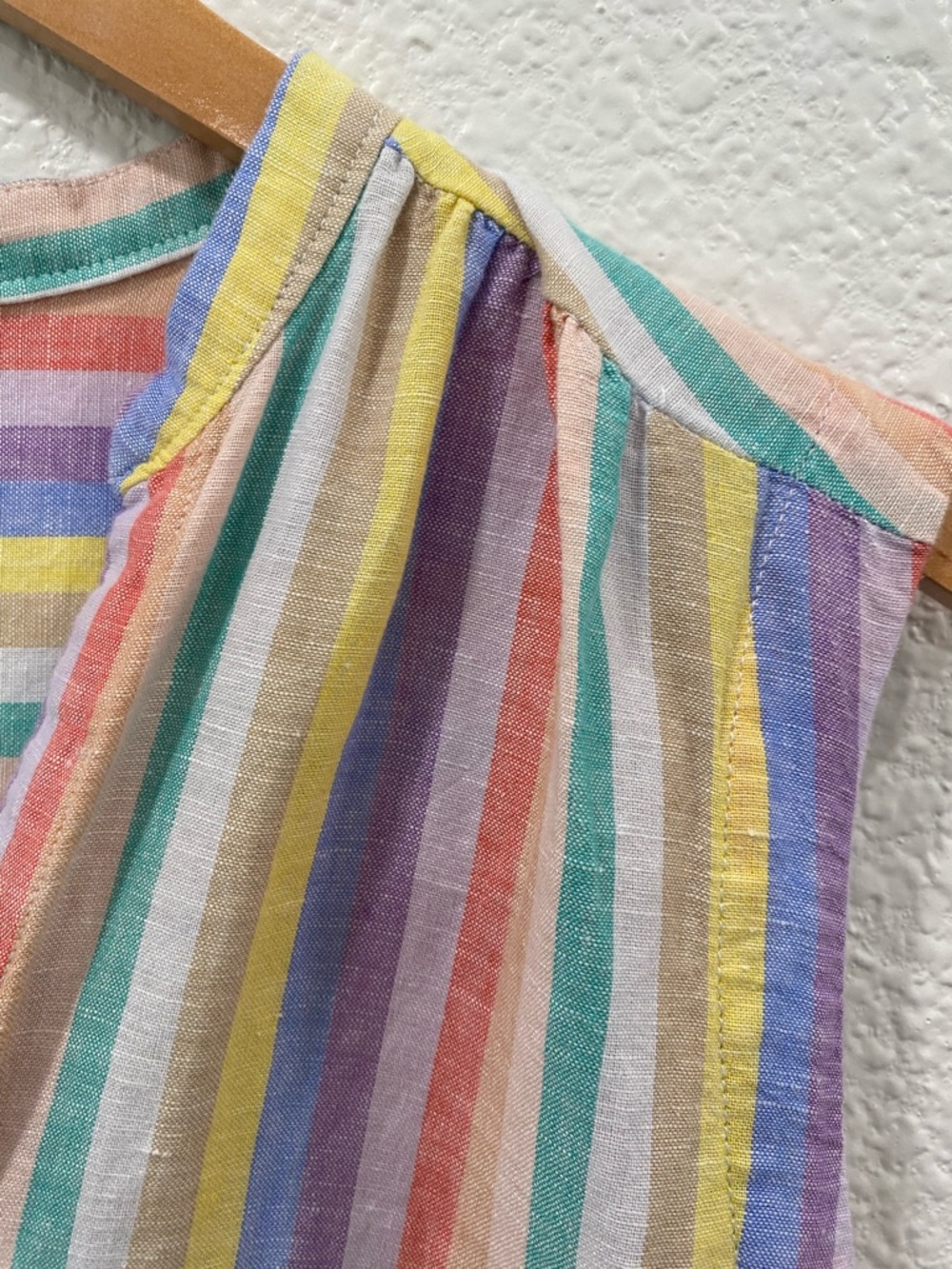 Banana Republic Dress Women’s 8 Sleeveless Linen Blend Beach Vacay Travel Resort - Picture 6 of 11